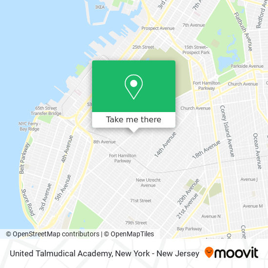 United Talmudical Academy map