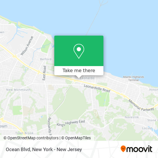 Ocean Blvd map