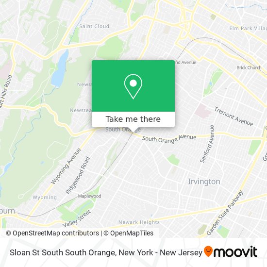 Mapa de Sloan St South South Orange