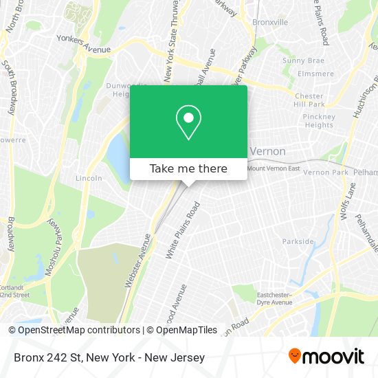 Bronx 242 St map