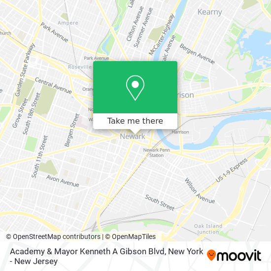 Mapa de Academy & Mayor Kenneth A Gibson Blvd