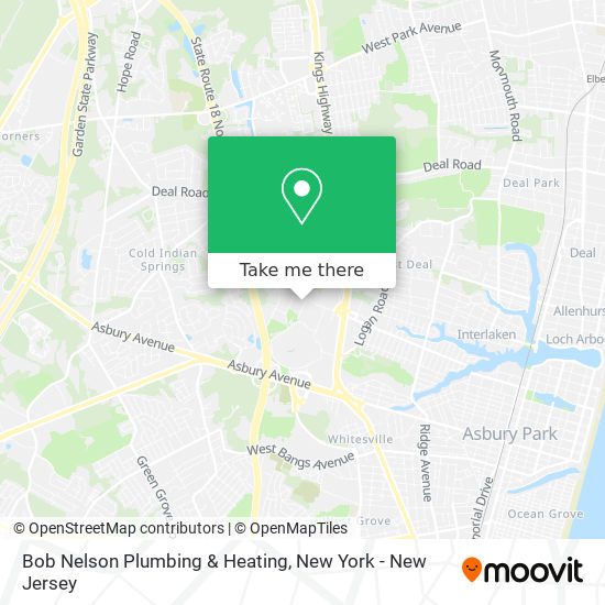 Bob Nelson Plumbing & Heating map