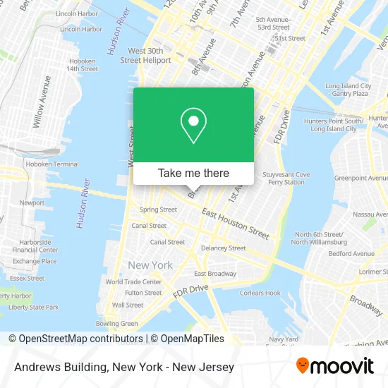 Andrews Building map