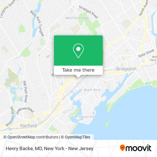 Mapa de Henry Backe, MD