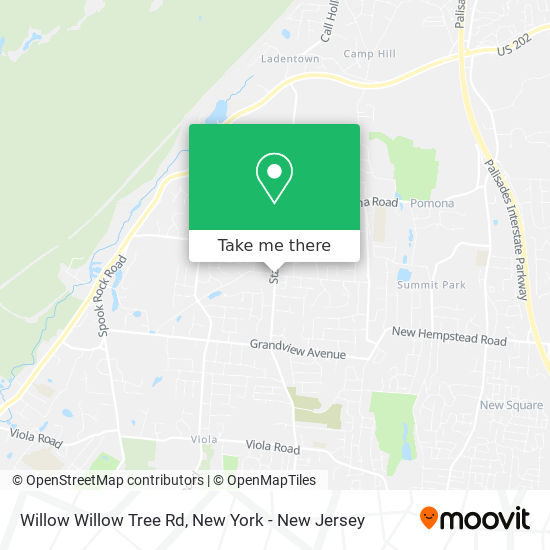 Willow Willow Tree Rd map