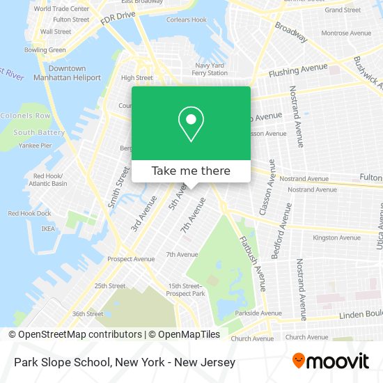 Park Slope School map
