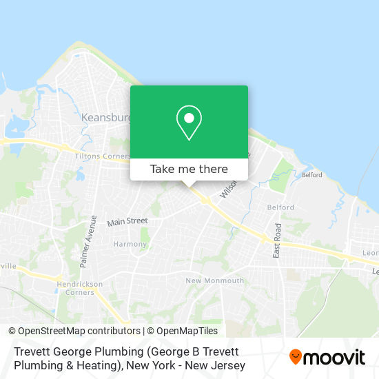 Trevett George Plumbing (George B Trevett Plumbing & Heating) map