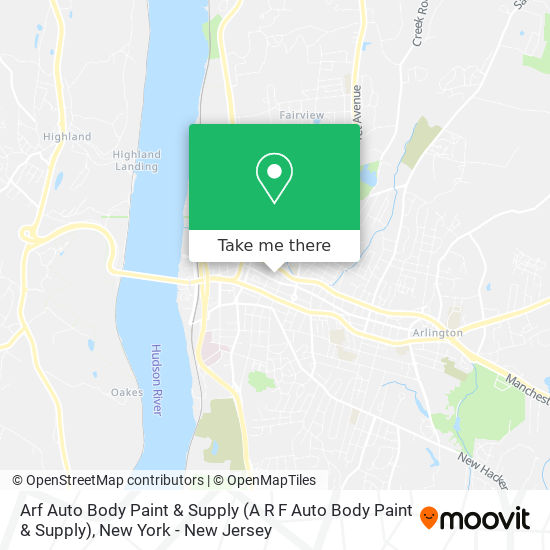 Arf Auto Body Paint & Supply (A R F Auto Body Paint & Supply) map