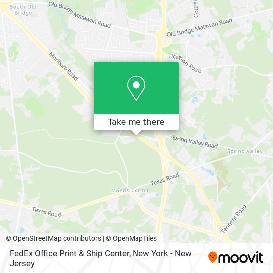 FedEx Office Print & Ship Center map