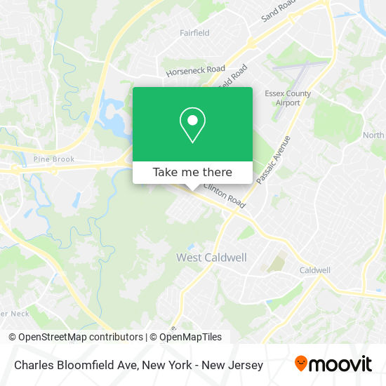 Mapa de Charles Bloomfield Ave