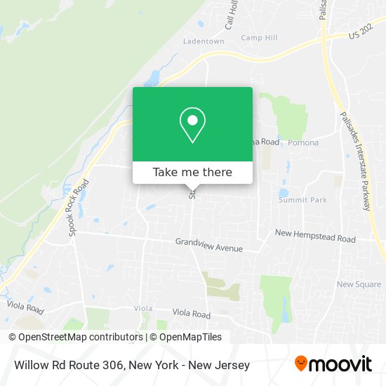 Mapa de Willow Rd Route 306