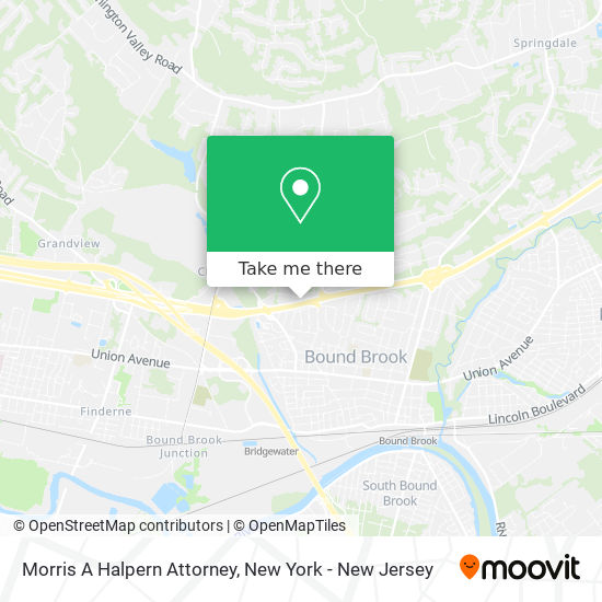 Morris A Halpern Attorney map