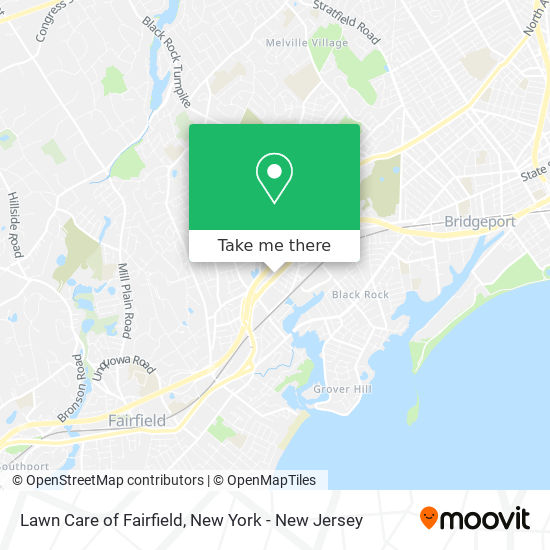 Mapa de Lawn Care of Fairfield