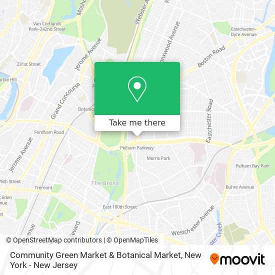 Community Green Market & Botanical Market map