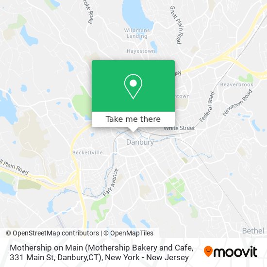 Mothership on Main (Mothership Bakery and Cafe, 331 Main St, Danbury,CT) map