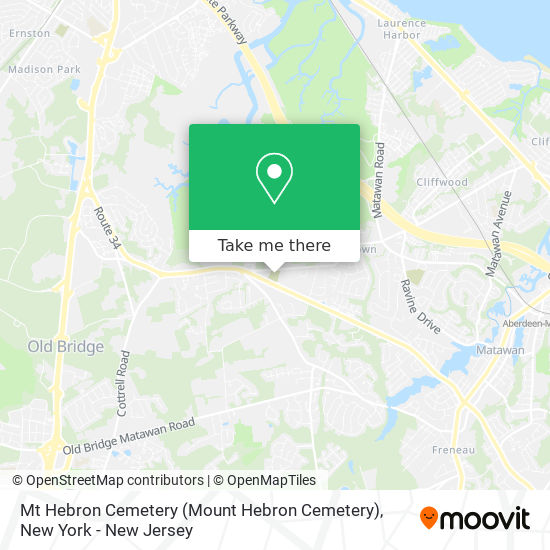 Mapa de Mt Hebron Cemetery (Mount Hebron Cemetery)