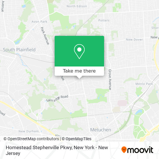 Homestead Stephenville Pkwy map