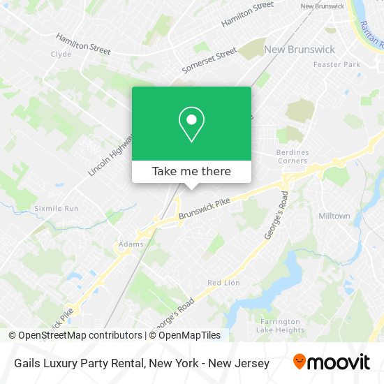 Mapa de Gails Luxury Party Rental