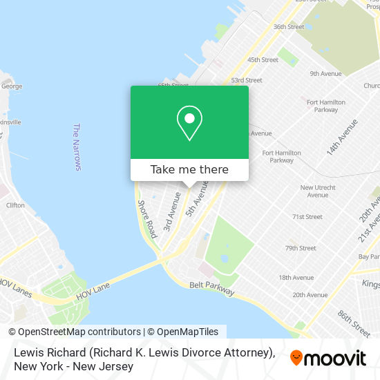 Mapa de Lewis Richard (Richard K. Lewis Divorce Attorney)