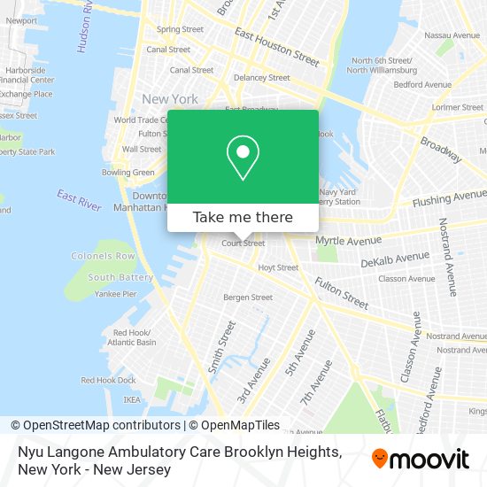 Mapa de Nyu Langone Ambulatory Care Brooklyn Heights