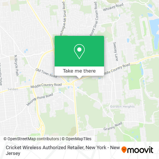 Cricket Wireless Authorized Retailer map