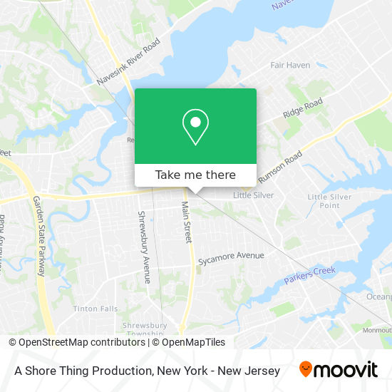 A Shore Thing Production map