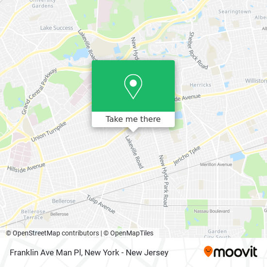 Franklin Ave Man Pl map