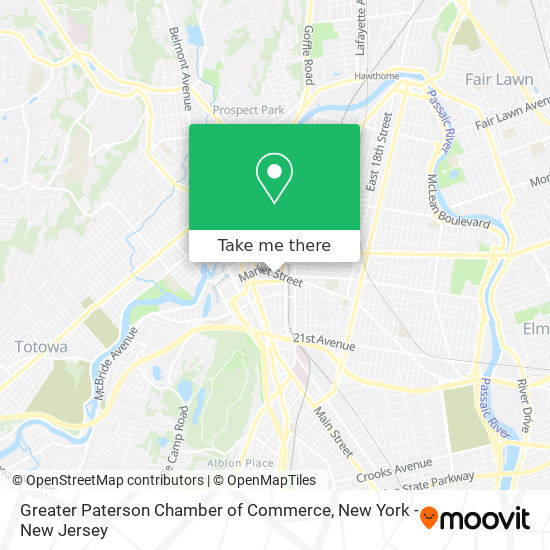 Mapa de Greater Paterson Chamber of Commerce