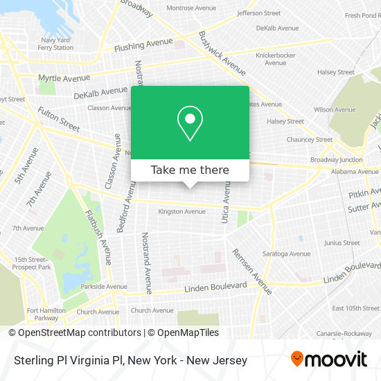 Sterling Pl Virginia Pl map