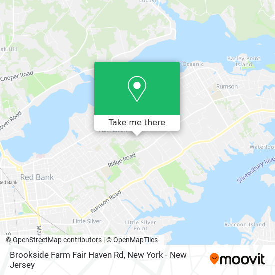 Mapa de Brookside Farm Fair Haven Rd