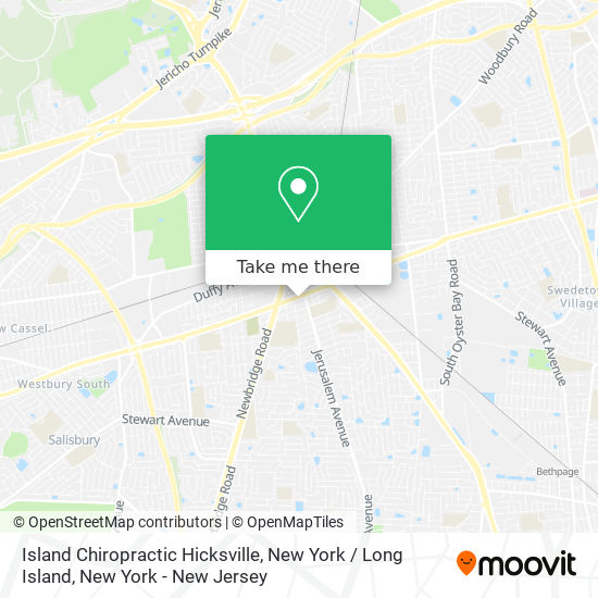 Mapa de Island Chiropractic Hicksville, New York / Long Island