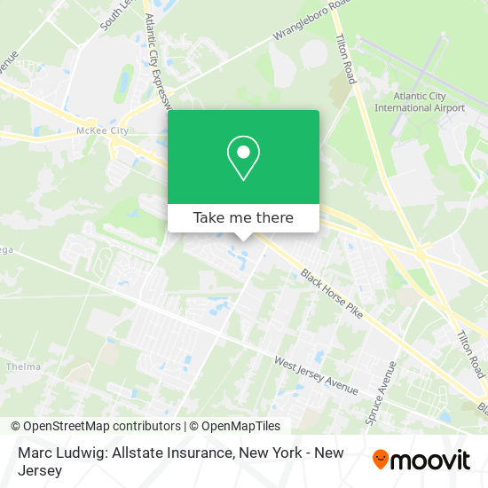 Mapa de Marc Ludwig: Allstate Insurance