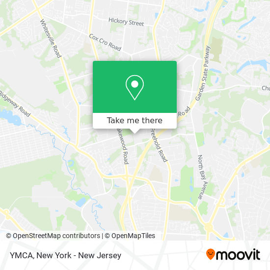 YMCA map