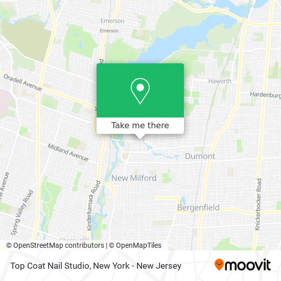 Top Coat Nail Studio map