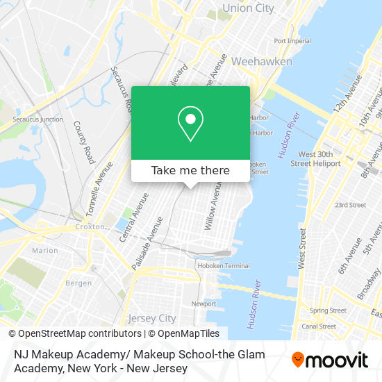 NJ Makeup Academy/ Makeup School-the Glam Academy map