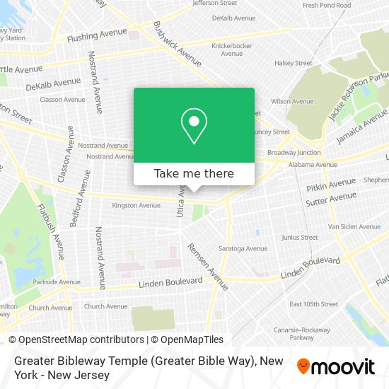 Mapa de Greater Bibleway Temple (Greater Bible Way)