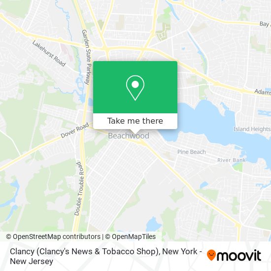 Clancy (Clancy's News & Tobacco Shop) map