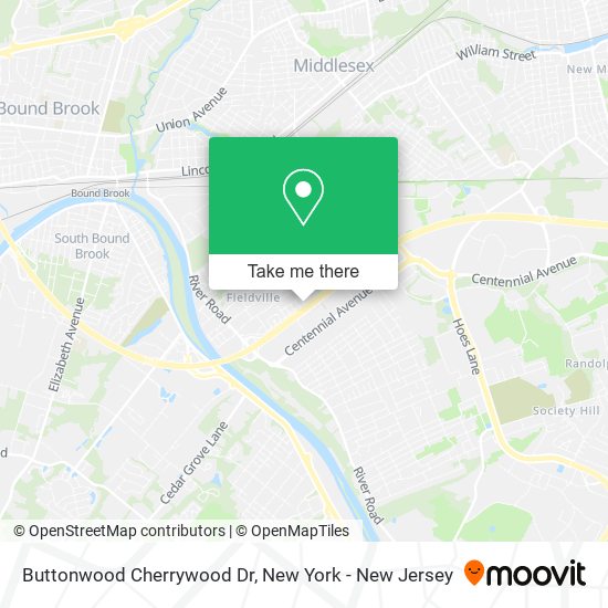 Buttonwood Cherrywood Dr map