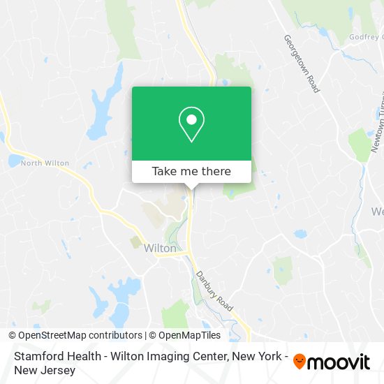 Mapa de Stamford Health - Wilton Imaging Center