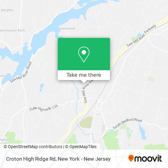 Mapa de Croton High Ridge Rd