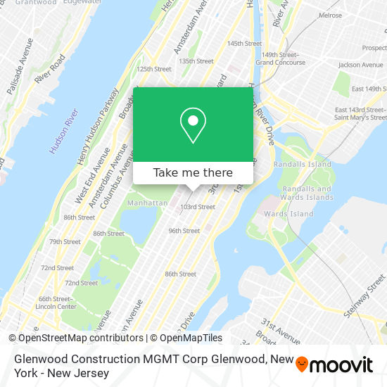 Glenwood Construction MGMT Corp Glenwood map