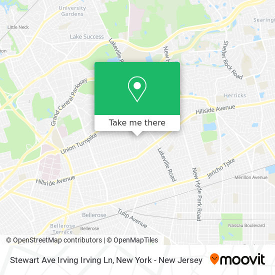 Mapa de Stewart Ave Irving Irving Ln