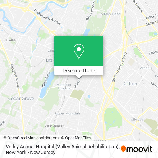 Mapa de Valley Animal Hospital (Valley Animal Rehabilitation)