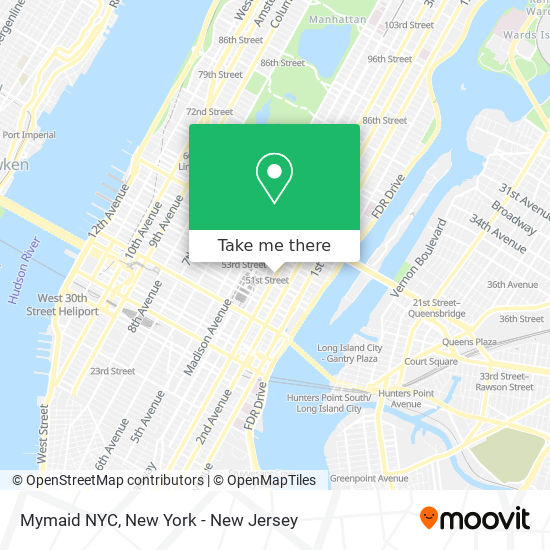 Mymaid NYC map