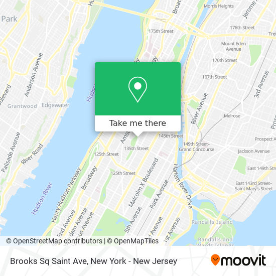 Mapa de Brooks Sq Saint Ave