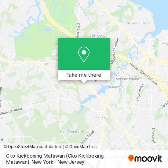 Mapa de Cko Kickboxing Matawan