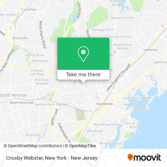 Crosby Webster map