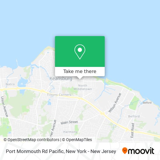 Mapa de Port Monmouth Rd Pacific