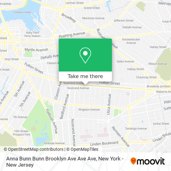 Mapa de Anna Bunn Bunn Brooklyn Ave Ave Ave