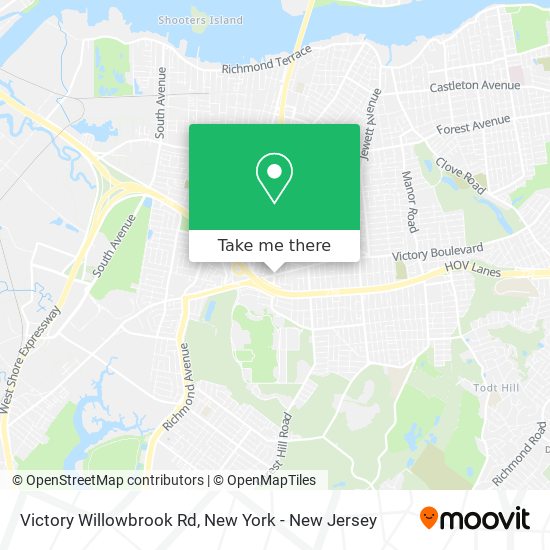 Victory Willowbrook Rd map